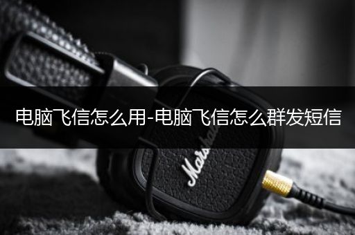 电脑飞信怎么用-电脑飞信怎么群发短信